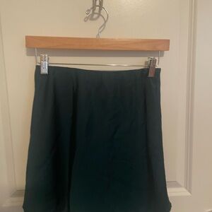 Forever 21 Green A-line Mini Skirt Cocktail